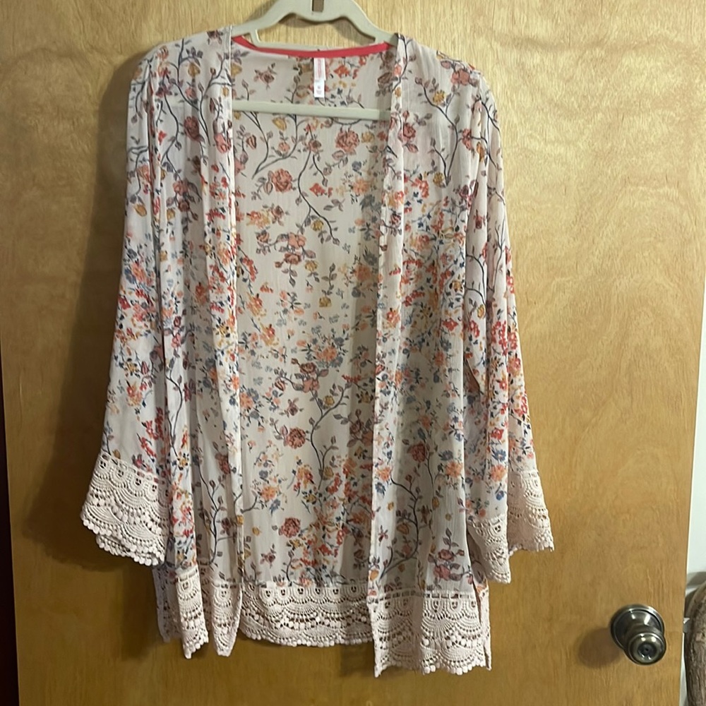 Flower cardigan